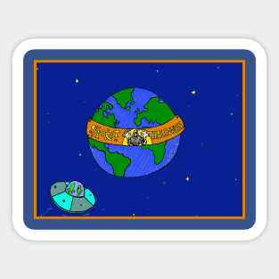 Earth is a Spirit Halloween Sticker